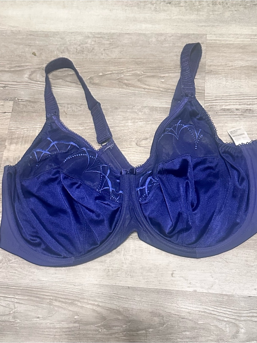 Elomi Cate Full Coverage Unlined Satin Underwire Bra in Rose 42J